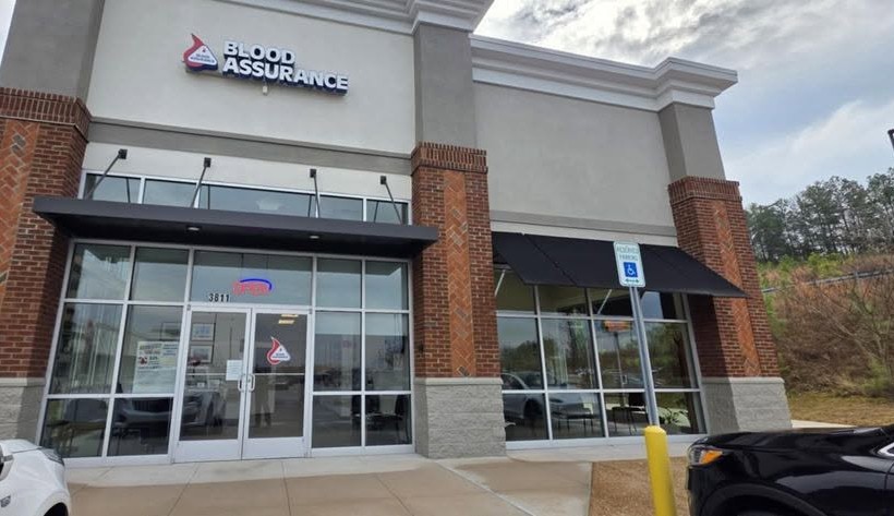 Commercial window film on a medical office storefront