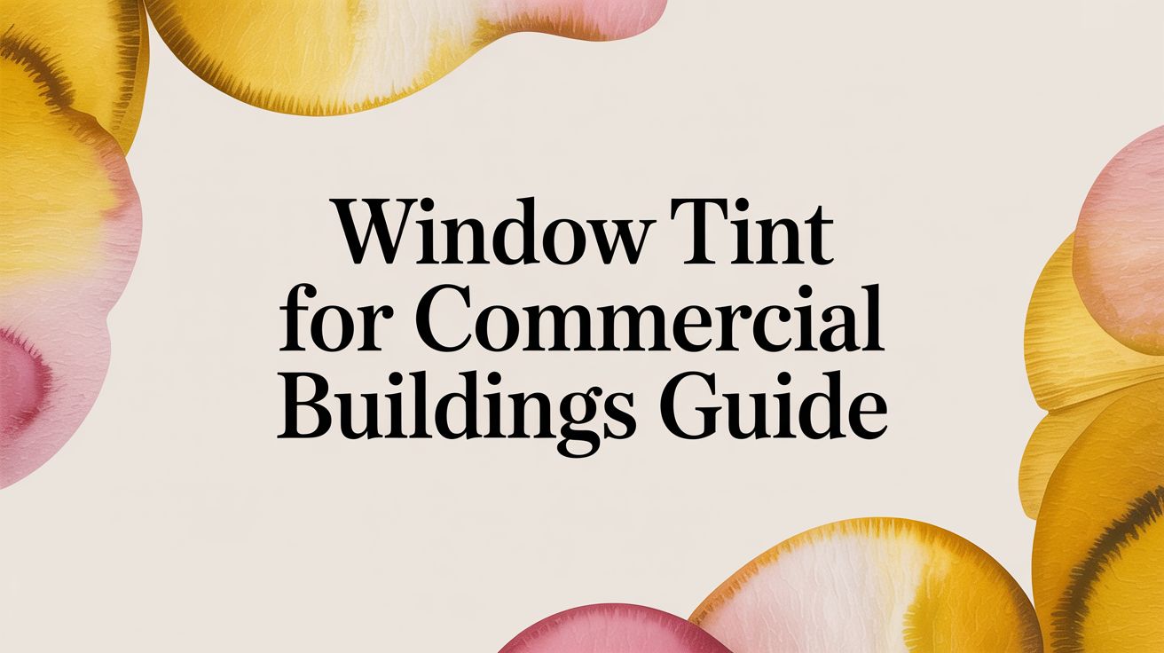 Window Tint for Commercial Buildings Guide