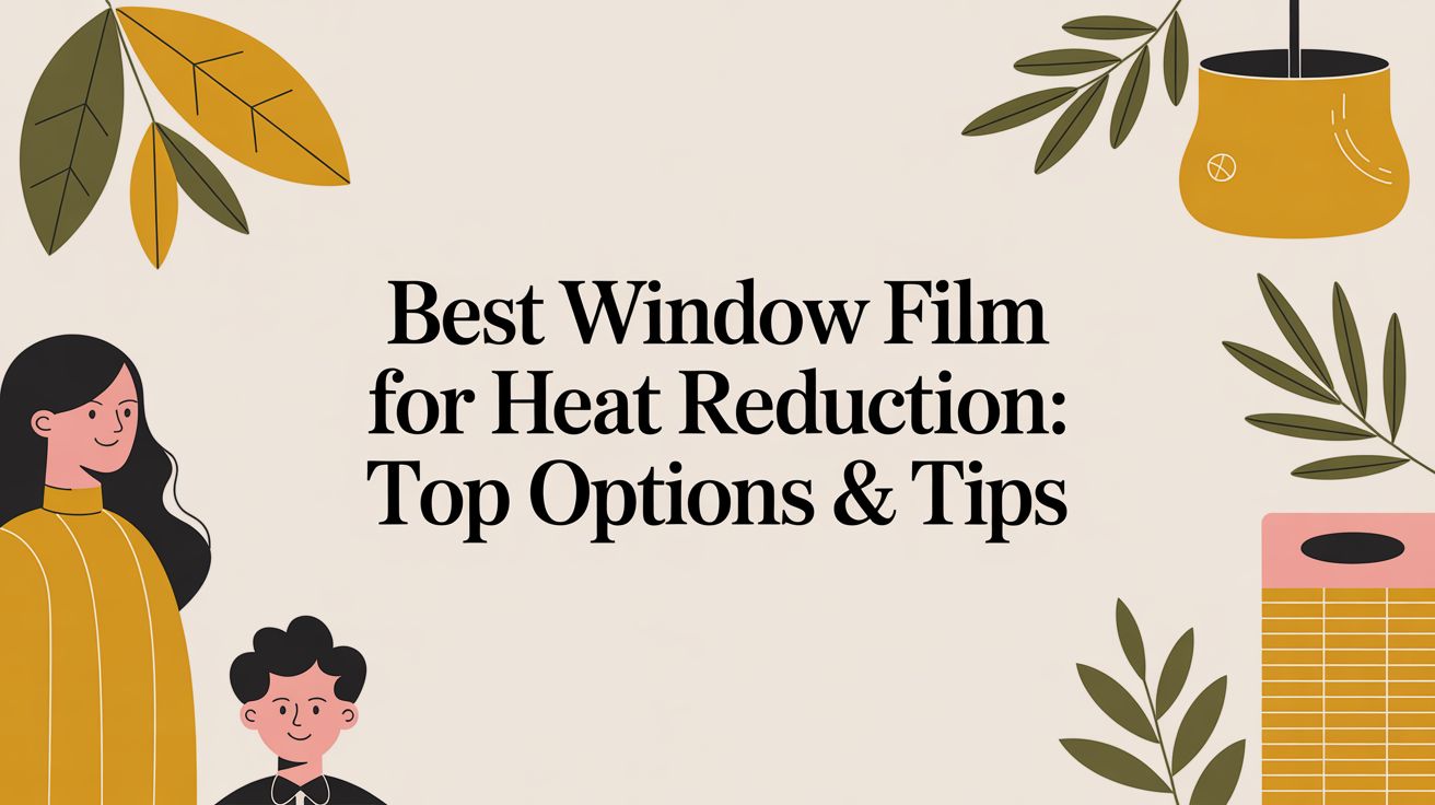Best Window Film for Heat Reduction: Top Options & Tips
