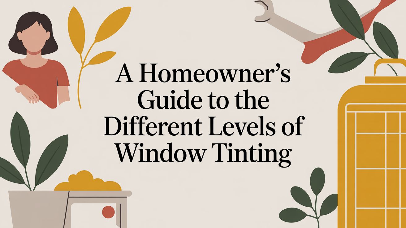 A Guide to the Different Levels of Window Tinting for Your Property