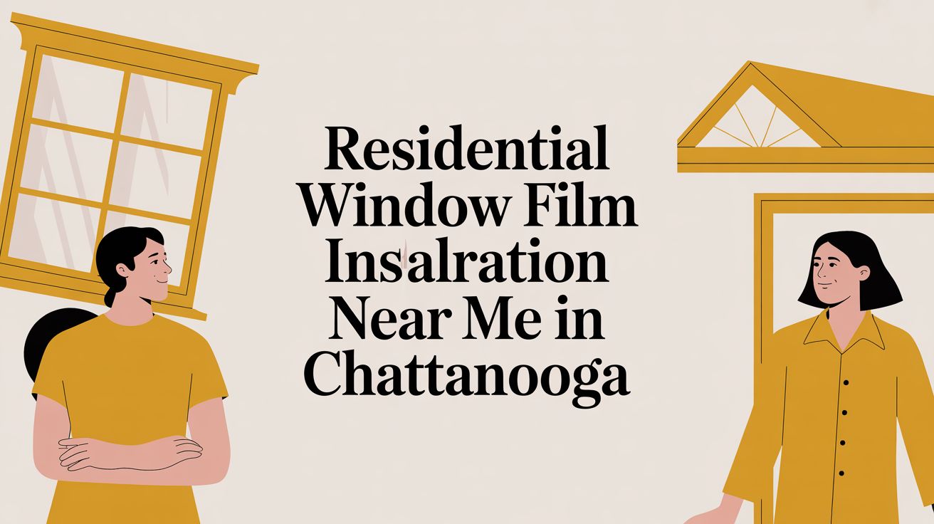 Residential Window Film Installation Near Me in Chattanooga